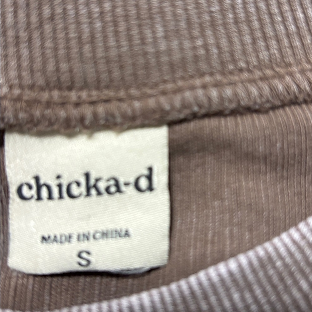 Chicka-d Corded Crew Neck Sweatshirt - Picture 3 of 3